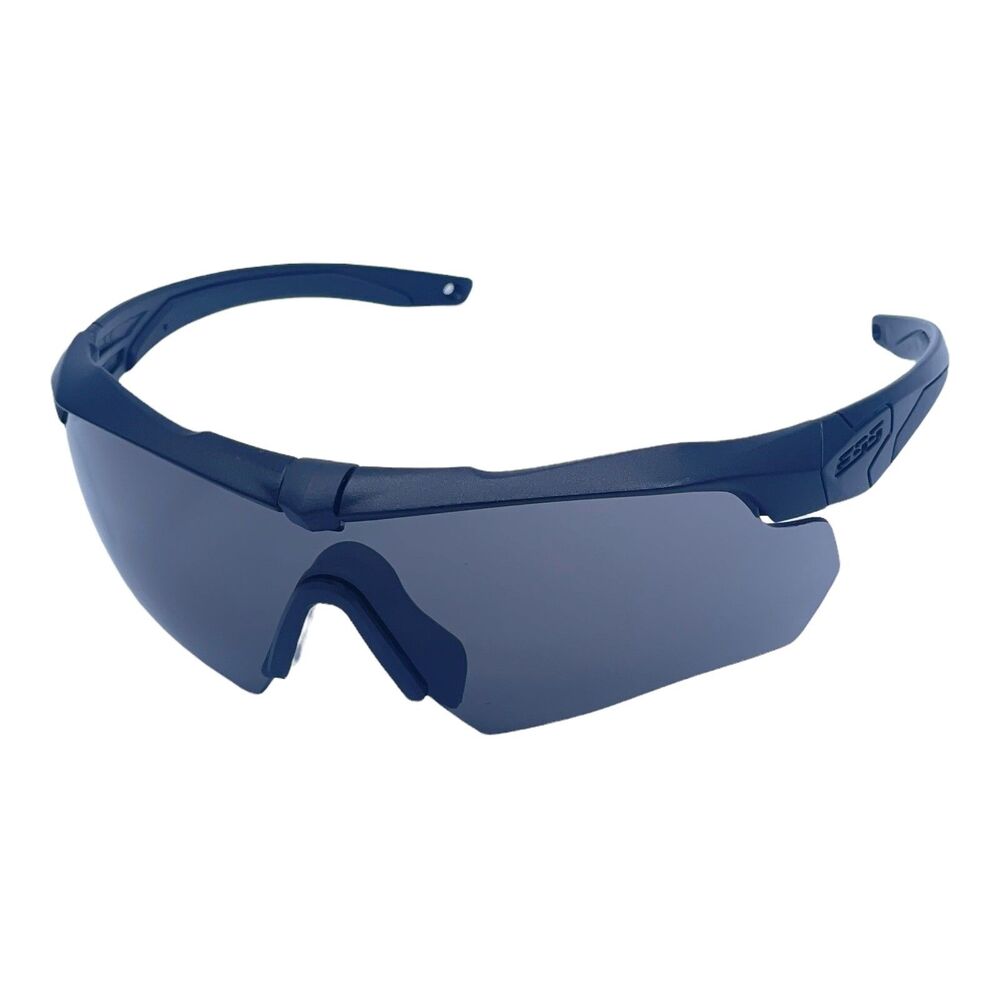 ESS Eyewear Crossbow Matte Black Smoke Grey Z87 Safety Sunglasses (Authentic)
